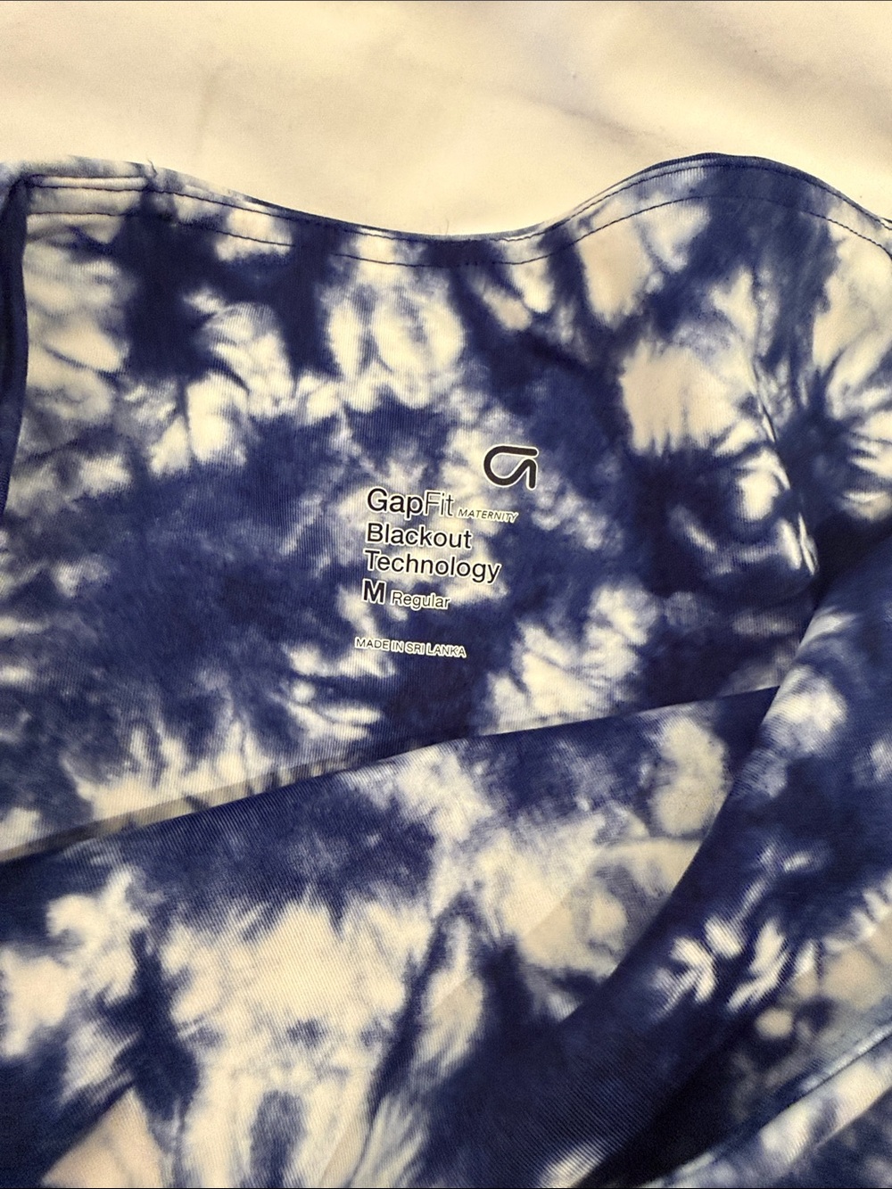 GAP Tie-Dye Blue and White Leggings